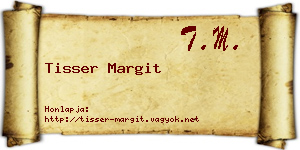 Tisser Margit névjegykártya